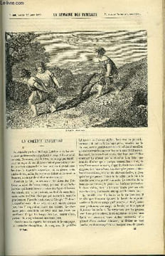 LA SEMAINE DES FAMILLES 9EME ANNEE N°46 - LA COMEDIE ENFANTINE DE FELIX-HENRI, CLAIRE DE FOURONNE X DE ALFRED DE THEMAR, LE MONT-SAINT-MICHEL III DE ...