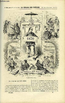 LA SEMAINE DES FAMILLES 12EME ANNEE N°14 - LE JOUR DE L'AN EN CHINE DE XAVIER DE CORLAS, LE CHATEAU DE SAINT-GERMAIN DE MARIE GUERRIER DE HAUPT, UN ...