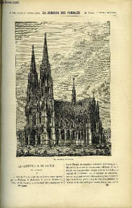 LA SEMAINE DES FAMILLES 12EME ANNEE N°22 - LA CATHEDRALE DE VIENNE EN AUTRICHE DE GASTON DE CAMBRONNE, MONSIEUR DE GENEVE AU LOUVRE DE ANTONIN LIRAC, M. LE DUC DE BROGLIE DE G. DE CADOUDAL, LES DOUZE ENFANTS DE LA VEUVE VII DE HIPPOLYTE AUDEVAL
