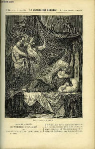 LA SEMAINE DES FAMILLES 12EME ANNEE N°24 - DERNIERS MOMENTS DE FERDINAND IV L'AJOURNE DE CELESTIN ANDRAVY, LES FETES POPULAIRES DE NOS PERES - LE BOEUF GRAS DE VICTOR FOURNEL, LA DILIGENCE D'AIGUES-MORTES DE CASIMIR TOUREL
