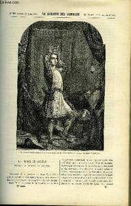 LA SEMAINE DES FAMILLES 12EME ANNEE N°26 - LE PRINCE DE GALLES ESSAYANT LA COURONNE DE SON PERE DE XAVIER DE CORLAS, LA NEIGE DE ETIENNE MARCEL, LES METEORES DE XAVIER DE CORLAS, LES DOUZE ENFANTS DE LA VEUVE XIV DE HIPPOLYTE AUDEVAL