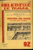 BIBLIOTHEQUE DE TRAVAIL N°92 - HISTOIRE DES BAINS, LES BAINS DANS L'ANTIQUITE. COLLECTIF
