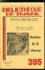 BIBLIOTHEQUE DE TRAVAIL N° 305 - Histoire de la charrue par Henri Dechambe, le baton pointu et le croc de bois, a l'age de la pierre polie, en egypte, ...