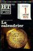 BIBLIOTHEQUE DE TRAVAIL N°757 - LE CALENDRIER. COLLECTIF