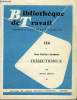 BIBLIOTHEQUE DE TRAVAIL SUPPLEMENT N°114 - TRAVAUX SCIENTIFIQUES EXPERIMENTAUX : DISSECTIONS (I). COLLECTIF