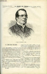 LA SEMAINE DES FAMILLES 15EME ANNEE N°5 - M. SAINT-MARC GIRARDIN DE EDMOND GUERARD, LA VIERGE DE MAI VII DE HIPPOLYTE AUDEVAL, LA PECHE MARITIME EN FRANCE DE L. DUSSIEUX, LES CHAUVES-SOURIS DE R. SAINT-VICTOR, MOLIERE DE HENRI GALLEAU