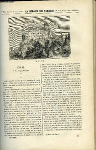LA SEMAINE DES FAMILLES 15EME ANNEE N°21 - LUTHER A LA WARTBOURG DE BATHILD BOUNIOL, LA VIERGE DE MAI XXIV DE HIPPOLYTE AUDEVAL, LE CHIMBORACO DE ELIE VERNON, MONTPELLIER II DE G. DE LA LANDELLE, AGRICULTURE DE R. SAINT-VICTOR, REPONSE D'UNE FLEUR