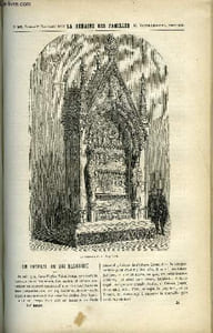 LA SEMAINE DES FAMILLES 15EME ANNEE N°31 - LE TOMBEAU DU ROI DAGOBERT DE BATHILD BOUNIOL, UNE IDOLE DE ZENAIDE FLEURIOT, DEUX FETES BRETONNES II DE GABRIELLE D'ETHAMPES, GUILLAUME HOFFMANN DE ROSEMONT, LE VOYAGEUR VI DE MICHEL AUBRAY