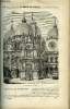 LA SEMAINE DES FAMILLES 15EME ANNEE N°32 - VENISE ET L'EGLISE DE SAINT-MARC DE ELIE VERNON, UNE IDOLE II DE ZENAIDE FLEURIOT, TORQUATO TASSO DE HENRY ...