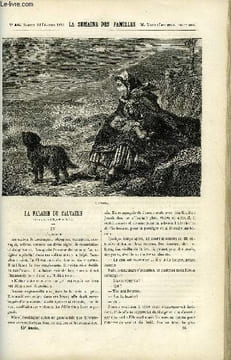 LA SEMAINE DES FAMILLES 15EME ANNEE N°46 - LA FALAISE DU CALVAIRE IV DE HIPPOLYTE AUDEVAL, LE PERE SIMON, BROCANTEUR DE ***, HISTOIRE ANECDOTIQUE DE ...