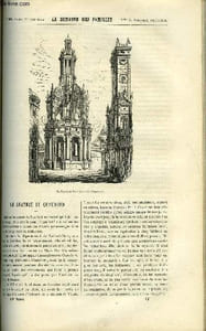 LA SEMAINE DES FAMILLES 16EME ANNEE N°13 - LE CHATEAU DE CHAMBORD DE ELIE VERNON, AU SALON DE LUCIEN DUBOIS, ABEL ET CAIN DE BATHILD BOUNIOL, BIGARRETTE DE ZENAIDE FLEURIOT, L'ESCLAVE DE LUXE XIII DE G. DE LA LANDELLE