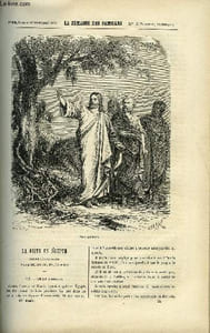 LA SEMAINE DES FAMILLES 17EME ANNEE N°25 - LA FUITE EN EGYPTE VII DE G. DE LA LANDELLE, SONNETS DE G. DE CADOUDAL, LE THEATRE DE SAINT-CYR DE ACHILLE TAPHANEL, LES LIVRES NOUVEAUX DE HENRY CAUVAIN, LE MAJOR LAING DE BATHILD BOUNIOL, MONSIEUR NOSTRADAMUS