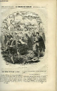 LA SEMAINE DES FAMILLES 17EME ANNEE N°30 - LES FETES D'OCTOBRE A ROME DE BATHILD BOUNIOL, MONSIEUR NOSTRADAMUS XXXV DE ZENAIDE FLEURIOT, LE THEATRE DE SAINT-CYR II DE ACHILLE TAPHANEL, MONTYON DE BATHILD BOUNIOL, LE PREMIER TOUR DU MONDE III