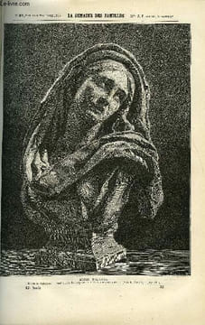 LA SEMAINE DES FAMILLES 17EME ANNEE N°32 - LE DRAME DE LA RUE VIEILLE-DU-TEMPLE EN 1407 DE AUGUSTIN FRANCOIS, LE THEATRE DE SAINT-CYR DE ACHILLE ...