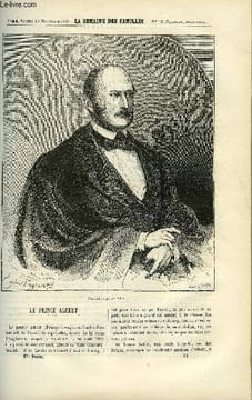 LA SEMAINE DES FAMILLES 17EME ANNEE N°34 - LE PRINCE ALBERT DE VICTOR VALMONT, LE DRAME DE LA RUE VIEILLE-DU-TEMPLE IV DE AUGUSTIN FRANCOIS, MARISTZA ...