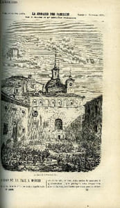 LA SEMAINE DES FAMILLES 18EME ANNEE N°33 - LA PLACE DE LA PAIX A MADRID DE BATHILD BOUNIOL, LA BELLE-ETOILE VI DE PAUL FEVAL, LES DEUX PRISONNIERS DE ONCLE TOBIE, LE BAL DES GENS DE MAISON DE BERNADILLE, UN FRUIT SEC XVI DE ZENAIDE FLEURIOT