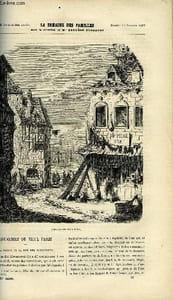 LA SEMAINE DES FAMILLES 18EME ANNEE N°42 - SOUVENIRS DU VIEUX PARIS DE BATHILD BOUNIOL, LA BELLE-ETOILE XV DE PAUL FEVAL, L'EMPEREUR DE RUSSIE DE ELIE VERNON, LES SIX FILS DE MESSIRE ADAM III DE ETIENNE MARCEL, AUGUSTE LE PAS DE ZENAIDE FLEURIOT