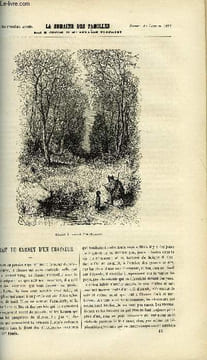 LA SEMAINE DES FAMILLES 18EME ANNEE N°43 - EXTRAIT DU CARNET D'UN CHASSEUR D'UN CHASSEUR, LE BELLE-ETOILE XVI DE PAUL FEVAL, BULLETIN BIBLIOGRAPHIQUE ...