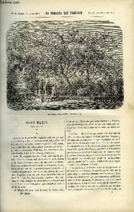 LA SEMAINE DES FAMILLES 21EME ANNEE N°2 - HORS PARIS II DE CH. BARTHELEMY, LA NIECE DU CAPITAINE X DE J. GIRARDIN, EN PAYS LOINTAINS DE XAVIER MARMIER, CAUSERIE LITTERAIRE DE CH. BARTHELEMY, AU TOMBEAU DE CHATEAUBRIAND DE HENRI GALLEAU