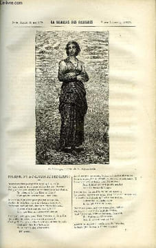 LA SEMAINE DES FAMILLES 21EME ANNEE N°9 - POURQUOI N'Y A-T-IL PLUS DE PRINTEMPS ? DE EDOUARD L'HOTE, VOYAGE DE STANTLEY III DE L. DUSSIEUX, ALTHIEN ...