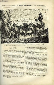 LA SEMAINE DES FAMILLES 21EME ANNEE N°35 - LES ANES DE L'ONCLE JACQUES, SOUVENIRS D'UN ENTRETIEN SUR DESCARTES III DE THERESE ALPHONSE KARR, LA FAMILLE HARTMANN III DE MARIE GUERRIER DE HAUPT, LITTERATURE ETRANGERE DE XAVIER MARMIER