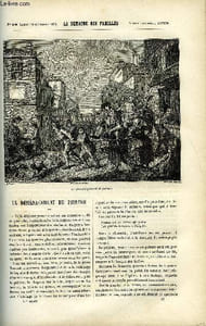 LA SEMAINE DES FAMILLES 21EME ANNEE N°38 - LE DEMENAGEMENT DU PEINTRE DE DENYS, LE DRAPEAU DE LOIGNY DE LEON AUBINEAU, L'ABBAYE DE NEWSTEAD ET LORD BYRON DE OSCAR HAVARD, LE BAROMETRE POPULAIRE DE HENRI DE PARVILLE, LA FAMILLE HARTMANN V