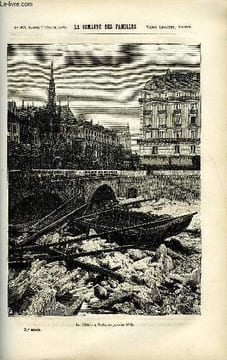 LA SEMAINE DES FAMILLES 21EME ANNEE N°45 - LA DEBACLE DE C. PERRINEAU, UNE ROSE BLANCHE AU PAYS DE SOUABE VIII DE THERESE ALPHONSE KARR, REVUE ...