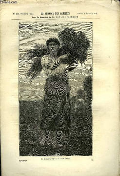 LA SEMAINE DES FAMILLES 20EME ANNEE N°30 - LA GLANEUSE DE PIERRE DU VELY, RAOUL DAUBRY XXIV DE ZENAIDE FLEURIOT, UN HOMME D'AUTREFOIS DE MME DE ...