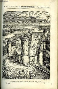 LA SEMAINE DES FAMILLES 22EME ANNEE N°17 - LE CHATEAU DE COUCY DE THERESE ALPHONSE-KARR, UN APRES-DINEE DE CHASSE EN BRETAGNE DE F. FLEURIOT-KERINOU, LES OMBRES PARLANTES DE A. DE CHAUVIGNE, LES PLAINES CATALAUNIQUES DE BATHILD BOUNIOL