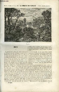 LA SEMAINE DES FAMILLES 23EME ANNEE N°3 - DIOGENE DE DENYS, UN DRAME EN PROVINCE DE ETIENNE MARCEL, DANTE DE GUISTAVE CONTESTIN, SOLESMES ET SES ABBAYES DE OSCAR HAVARD, LA FONTAINE EN VOYAGE II DE CH. BARTHELEMY