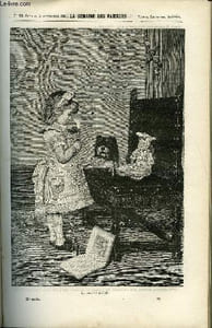 LA SEMAINE DES FAMILLES 23EME ANNEE N°23 - MA POUPEE EST MALADE DE MARIE BECKERHOFF, UN DRAME EN PROVINCE XVIII DE ETIENNE MARCEL, REVUE LITTERAIRE DE DANIER BERNARD, LE COMISSIONNAIRE DE CH. BARTHELEMY, RENE F. SAINT-MAUR VI DE JULES AUFFRAY
