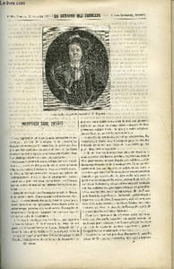 LA SEMAINE DES FAMILLES 23EME ANNEE N°31 - FONTENELLE LIBRE PENSEUR DE CH. BARTHELEMY, CHARYBDE ET SCYLLA DE ZENAIDE FLEURIOT, GREDEL ET SON AMIE DE ETIENNE MARCEL, L'ABBAYE-AU-BOIS DE LEONTINE ROUSSEAU
