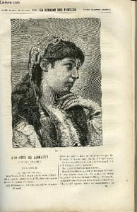 LA SEMAINE DES FAMILLES 23EME ANNEE N°39 - L'IMAGIER DE BETHLEEM III DE THERESE ALPHONSE-KARR, SONGERIES D'UN ERMITE DU COMTE DE NUGENT, LA FEMME DE MON PERE DE LA COMTESSE DE LONGCHAMPS, LE PERE JOSEPH DE CH. BARTHELEMY, VOYAGE D'EXPLORATION DE O. HAVARD