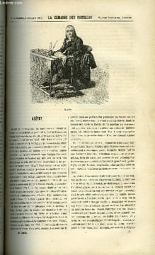 LA SEMAINE DES FAMILLES 26EME ANNEE N°14 - GRETRY DE A. LIONEL, LES ENFANTS DE RAVINOL ET LE SIEGE DE LYON V DE G. DE LA LANDELLE, LA VIE AUX CHAMPS ...