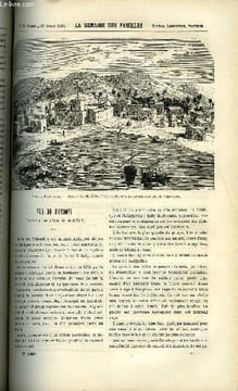 LA SEMAINE DES FAMILLES 26EME ANNEE N°21 - VUE DE FOMBONI DE S. DUSSIEUX, LES ENFANTS DE RAVINOL ET LE SIEGE DE LYON III DE G. E LA LANDELLE, LES ...
