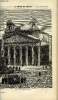 LA SEMAINE DES FAMILLES 26EME ANNEE N°45 - LA PANTHEON D'AGRIPPA DE ABEL GAVEAU, EN MAITRE IX DE L. MUSSAT, PRECY-A-MONT DE C. DE LA MORLIERE, SALONS ...