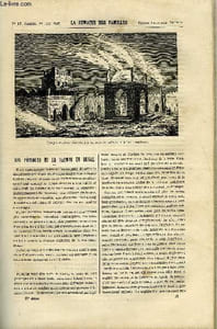 LA SEMAINE DES FAMILLES 27EME ANNEE N°12 - LES PETROLES ET LE NAPHTE EN RUSSIE DE H. DE LUSILLY, MAMAN CAPITAINE VIII DE VICTOR FOURNEL, LE SALON DE A. DU CHANTIER, LE PASSE HISTORIQUE DE L'ARMEE FRANCAISE DE CH. BARTHELEMY, LA JOURNEE DES ECHELLES