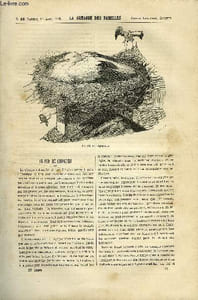 LA SEMAINE DES FAMILLES 27EME ANNEE N°18 - UN NID DE CIGOGNES DE CH. BARTHELEMY, UN RESSUSCITE DE ETIENNE MARCEL, BIBLIOGRAPHIE DE C.L., SENLIS II DE M. DE CROTONE, CE QU'IL Y AVAIT DANS UNE DOUZAINE D'OEUFS DE REMY D'ALTA-ROCCA, UN PRINCE CHRETIEN