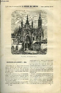 LA SEMAINE DES FAMILLES 27EME ANNEE N°35 - CHAPELLE DU SAINT-SACREMENT A ARRAS DE ABEL GAVEAU, PONSARDIN FRERES VI DE LOUISE MUSSAT, LA BARQUE DU GRAND-PERE DE CH. BARTHELEMY, LE COLLIER D'UNE MOUETTE IV DE FRANCIS FLEURIOT, REVERIES ET REFLEXIONS