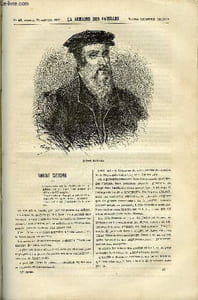 LA SEMAINE DES FAMILLES 27EME ANNEE N°43 - ROBERT ESTIENNE DE S. DUSSIEUX, PONSARDIN FRERES XIII DE LOUISE MUSSAT, L'ARCHITECTURE VILLAGEOISE DE DANIEL, UN NAUFRAGE DE HENRI JOHANET, REVERIES ET REFLEXIONS DE XAVIER MARMIER