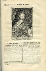 LA SEMAINE DES FAMILLES 27EME ANNEE N°48 - LE CARDINAL DE RICHELIEU DE CH. BARTHELEMY, UN TRAMWAY A VENISE DE A. DE CALONNE, UN MARIAGE A LA COUR DE LOUIS XIV EN 1685 DE L. DUSSIEUX, LA CASSETTE DE SAINT LOUIS DE DENYS, LA STATUE GRECQUE DE TIBUR XII