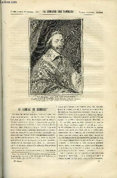 LA SEMAINE DES FAMILLES 27EME ANNEE N°48 - LE CARDINAL DE RICHELIEU DE CH. BARTHELEMY, UN TRAMWAY A VENISE DE A. DE CALONNE, UN MARIAGE A LA COUR DE ...