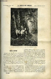 LA SEMAINE DES FAMILLES 28EME ANNEE N°9 - SIMPLE HISTOIRE DE C. DE LA MORLIERE, MIDI A QUATORZE HEURES XVIII DE J. GIRARDIN, LES LETTRES A UN AMI DE COLLEGE DE OSCAR HAVARD, L'ERREUR DE LA BARONNE IX DE ZENAIDE FLEURIOT