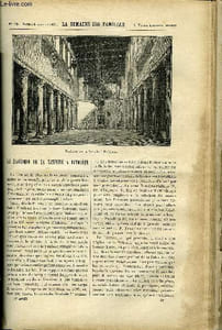LA SEMAINE DES FAMILLES 36EME ANNEE N°40 - LA BASILIQUE DE LA NATIVITE A BETHLEEM DE E. VALVILLE, AUTOUR D'UN DRAME DE PIERRE D'ARLAY, LE MYSTERE DES TROIS ROIS DE MAX NICOL, TYROL ET OMBRIE DE SOUGERES, MEHUL DE C. DE LA MORLIERE, DEUX INTERIEURS