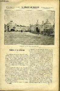 LA SEMAINE DES FAMILLES 37EME ANNEE N°16 - BORDEAUX ET SON EXPOSITION DE E. VALVILLE, LE CRI DE GUERRE III DE C. DE L'HOMERANGE, LE RIRE DE SYLVAIN VERRET, LE VATICAN DE E.G LEDOS, LA MERE DE DOM BOSCO DE MYRIAM, LE DERNIER ENJEU DU JOUEUR DE L. ROUSSEAU