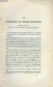 BULLETIN MONUMENTAL 93e VOLUME DE LA COLLECTION N°4 - LES FOUILLES DE DOURA-EUROPOS - NOTES SUR LES ORIGINES DE L'ICONOGRAPHIE CHRETIENNE PAR MARCEL AUBERT