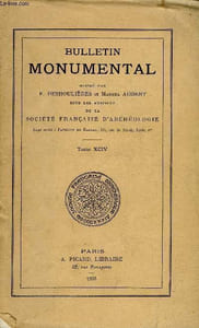BULLETIN MONUMENTAL 94e VOLUME DE LA COLLECTION COMPLET - L'ABBAYE DE SAINT-JEAN DE SORDE (LANDES) PAR MAURICE DUMOLIN, LE RATIONALISME DANS L'ARCHITECTURE DU MOYEN AGE PAR H. MASSON, L'EGLISE SAINT-DESIRE DE LONS-LE-SAUNIER PAR DUHEM