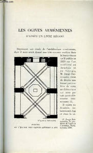 BULLETIN MONUMENTAL 95e VOLUME DE LA COLLECTION N°2 - LES OGIVES ARMENIENNES D'APRES UN LIVRE RECENT PAR MARCEL AUBERT