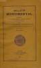 BULLETIN MONUMENTAL 38e VOLUME DE LA COLLECTION COMPLET - LE PERAPERTUSES (AUDE) ET SES CHATEAUX PAR MLLE A. DE POUS, L'EGLISE CAROLINGIENNE ...