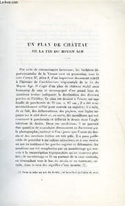 BULLETIN MONUMENTAL 110e VOLUME DE LA COLLECTION N°2 - UN PLAN DE CHATEAU DE LA FIN DU MOYEN AGE PAR RENE CROZET